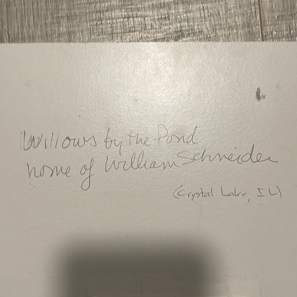 “Willows by the Pond” painting by M. Stephen Doherty. Oil on wood. Beautiful! - Picture 9 of 13